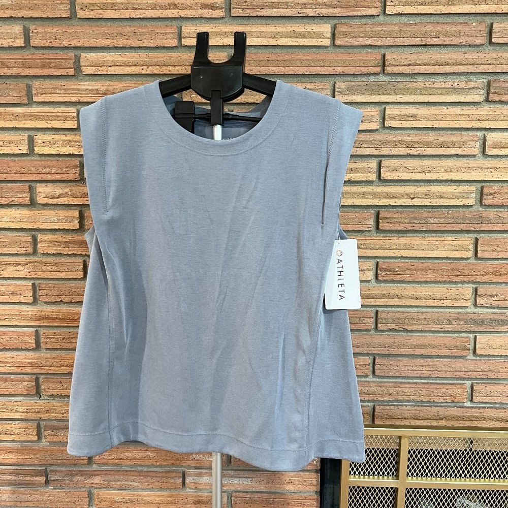 Athleta Seasoft Tank Sweatshirt, NWT, Size XL